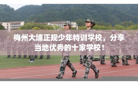 梅州大埔正规少年特训学校，分享当地优秀的十家学校！