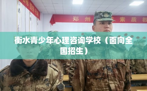 衡水青少年心理咨询学校（面向全国招生）