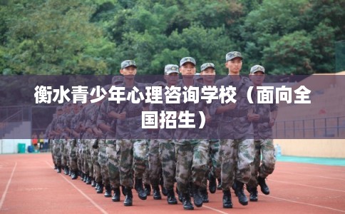 衡水青少年心理咨询学校（面向全国招生）