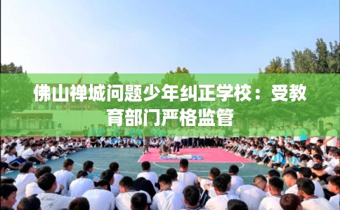 佛山禅城问题少年纠正学校：受教育部门严格监管