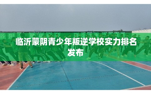 临沂蒙阴青少年叛逆学校实力排名发布