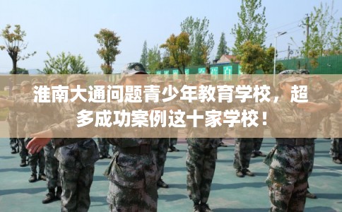 淮南大通问题青少年教育学校，超多成功案例这十家学校！