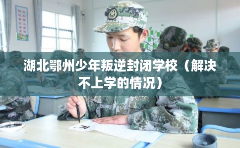 湖北鄂州少年叛逆封闭学校（解决不上学的情况）