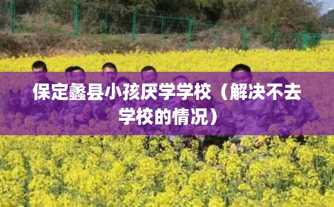 保定蠡县小孩厌学学校（解决不去学校的情况）