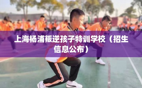 上海杨浦叛逆孩子特训学校（招生信息公布）