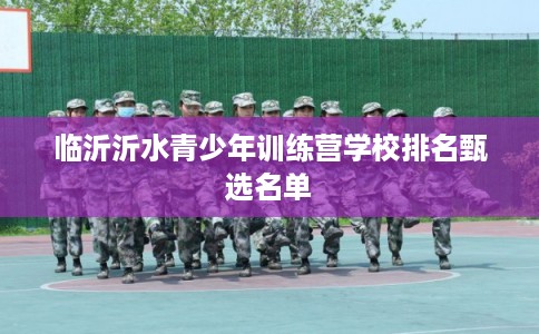 临沂沂水青少年训练营学校排名甄选名单