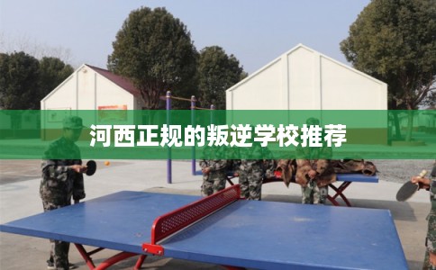 河西正规的叛逆学校推荐