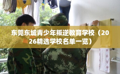 东莞东城青少年叛逆教育学校（2026精选学校名单一览）