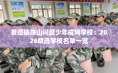 景德镇珠山问题少年戒网学校：2026精选学校名单一览