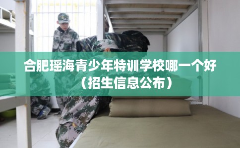 合肥瑶海青少年特训学校哪一个好（招生信息公布）