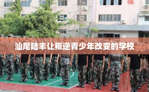 汕尾陆丰让叛逆青少年改变的学校