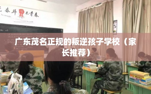 广东茂名正规的叛逆孩子学校（家长推荐）
