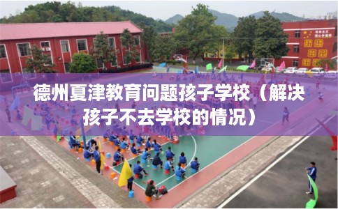 德州夏津教育问题孩子学校（解决孩子不去学校的情况）