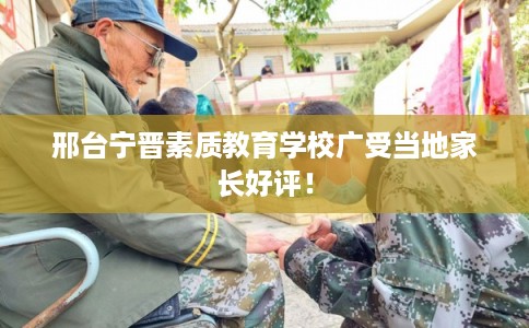 邢台宁晋素质教育学校广受当地家长好评！