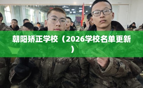 朝阳矫正学校(2026学校名单更新) 朝阳矫正学校(2026学校名单更新)