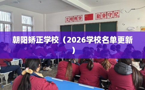 朝阳矫正学校（2026学校名单更新）
