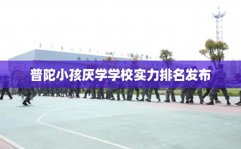 普陀小孩厌学学校实力排名发布