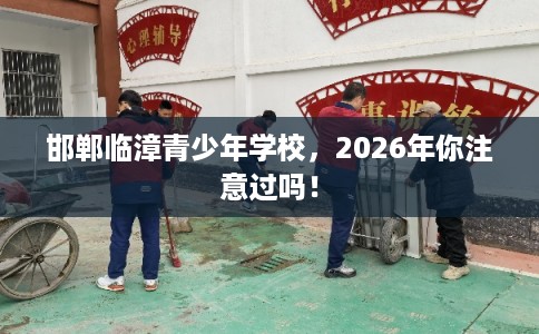 邯郸临漳青少年学校，2026年你注意过吗！