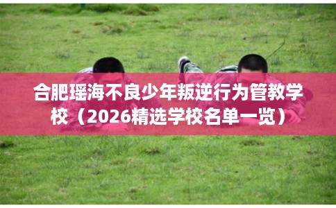 合肥瑶海不良少年叛逆行为管教学校(2026精选学校名单一览) 合肥瑶海不良少年叛逆行为管教学校(2026精选学校名单一览)