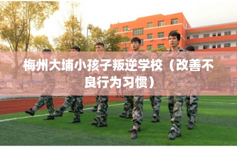 梅州大埔小孩子叛逆学校（改善不良行为习惯）