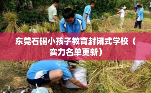东莞石碣小孩子教育封闭式学校（实力名单更新）