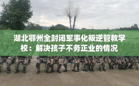 湖北鄂州全封闭军事化叛逆管教学校：解决孩子不务正业的情况