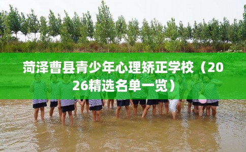 菏泽曹县青少年心理矫正学校（2026精选名单一览）