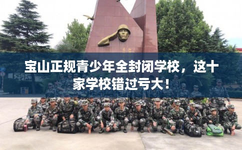 宝山正规青少年全封闭学校,这十家学校错过亏大! 宝山正规青少年全封闭学校,这十家学校错过亏大!