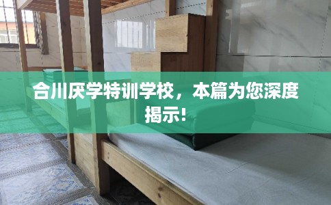 合川厌学特训学校，本篇为您深度揭示!