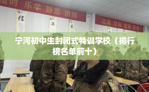 宁河初中生封闭式特训学校（排行榜名单前十）