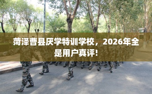 菏泽曹县厌学特训学校，2026年全是用户真评!