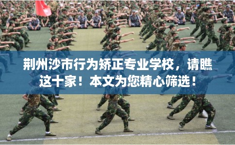 荆州沙市行为矫正专业学校，请瞧这十家！本文为您精心筛选！