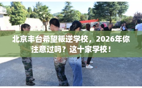 北京丰台希望叛逆学校，2026年你注意过吗？这十家学校！