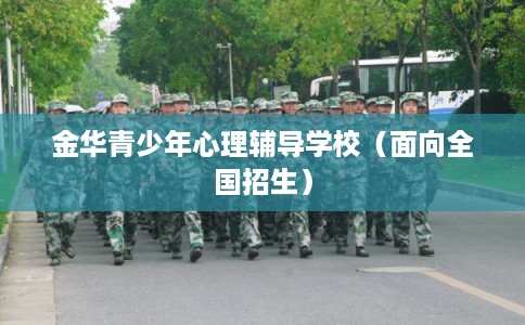 金华青少年心理辅导学校（面向全国招生）