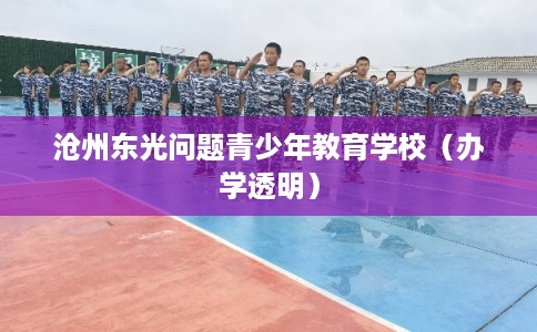 沧州东光问题青少年教育学校（办学透明）