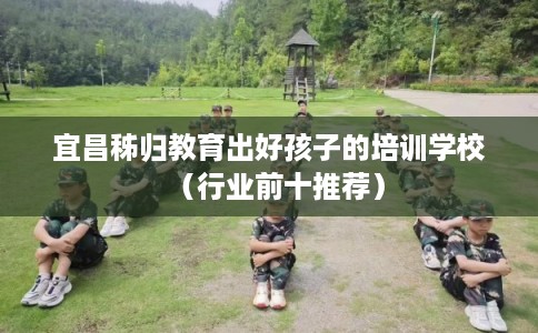 宜昌秭归教育出好孩子的培训学校(行业前十推荐) 宜昌秭归教育出好孩子的培训学校(行业前十推荐)