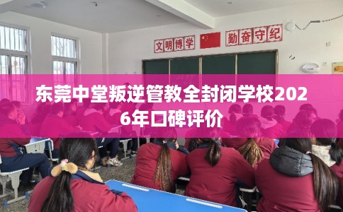东莞中堂叛逆管教全封闭学校2026年口碑评价