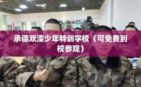 承德双滦少年特训学校（可免费到校参观）