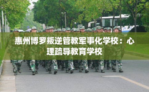 惠州博罗叛逆管教军事化学校：心理疏导教育学校