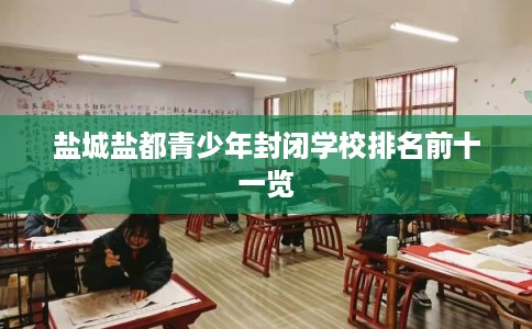 盐城盐都青少年封闭学校排名前十一览