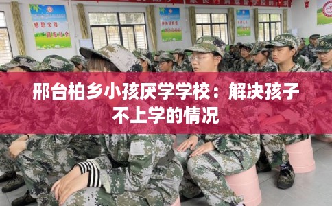 邢台柏乡小孩厌学学校:解决孩子不上学的情况 邢台柏乡小孩厌学学校:解决孩子不上学的情况