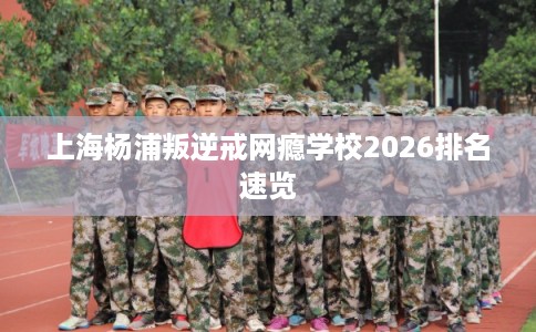 上海杨浦叛逆戒网瘾学校2026排名速览