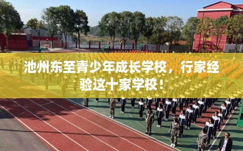 池州东至青少年成长学校，行家经验这十家学校！