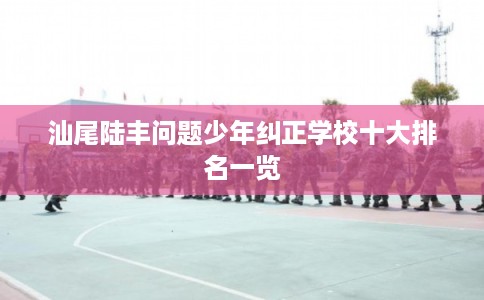 汕尾陆丰问题少年纠正学校十大排名一览