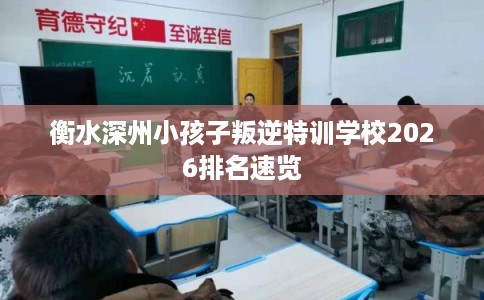 衡水深州小孩子叛逆特训学校2026排名速览