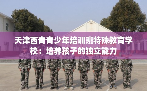 天津西青青少年培训班特殊教育学校：培养孩子的独立能力