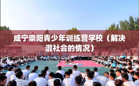 咸宁崇阳青少年训练营学校（解决混社会的情况）