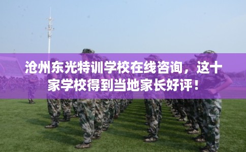 沧州东光特训学校在线咨询，这十家学校得到当地家长好评！