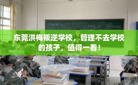 东莞洪梅叛逆学校，管理不去学校的孩子，值得一看！
