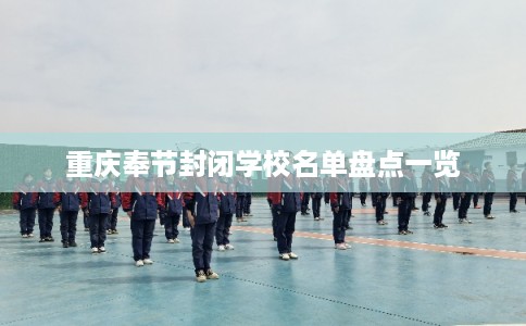 重庆奉节封闭学校名单盘点一览